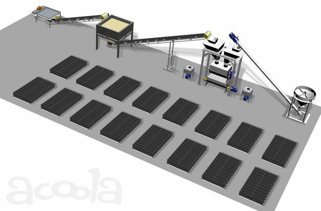 Автоматизированная линия по производству пенобетона и пеноблоков Robus